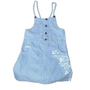 Calvin Klein Jeans 6 Girls Jumper Denim Summer Lightweight Dress Overall Outfits